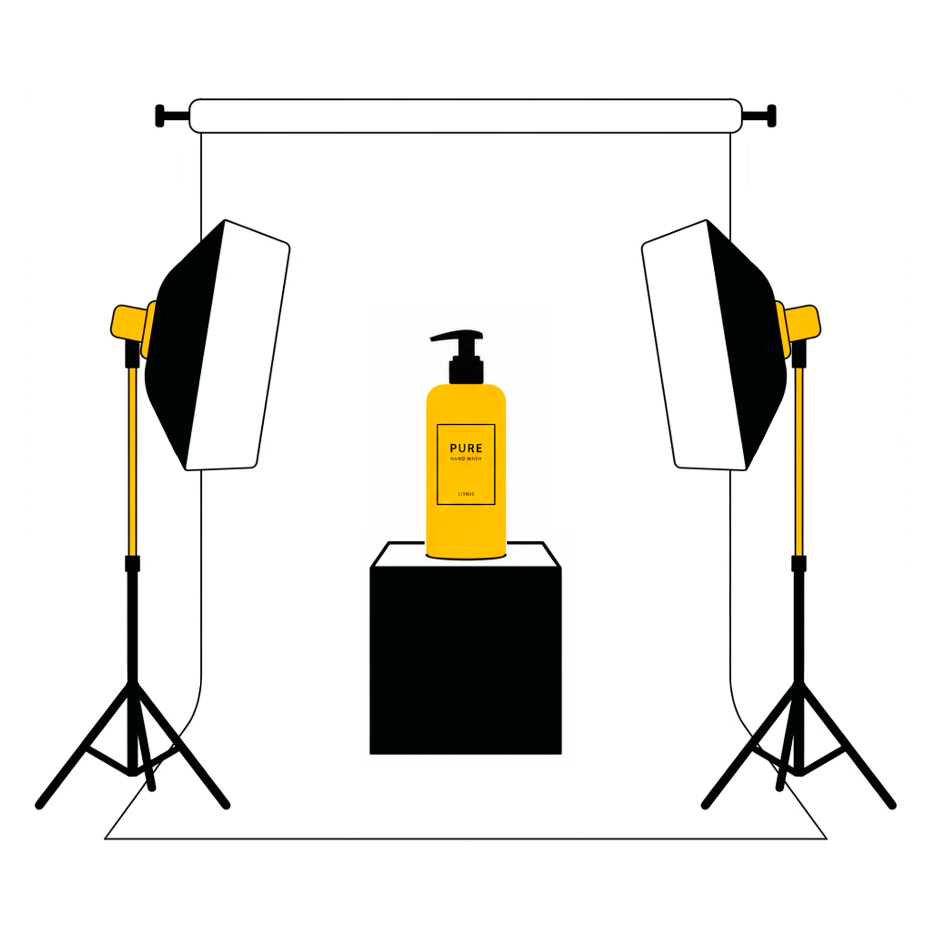 Ilustração do OJU Packshot