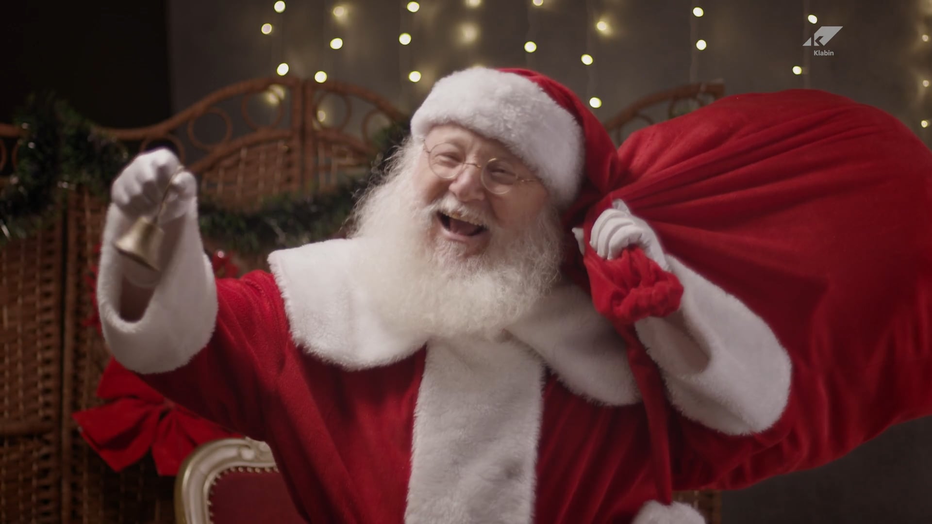Papai Noel em campanha de Natal da Klabin